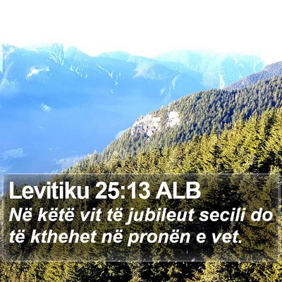Levitiku 25:13 ALB Bible Verse Image