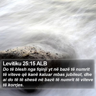Levitiku 25:15 ALB Bible Verse Image