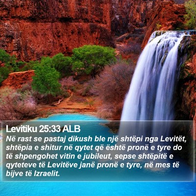 Levitiku 25:33 ALB Bible Verse Image