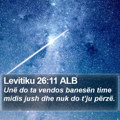 Levitiku 26:11 ALB Bible Verse Image
