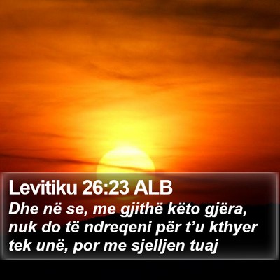 Levitiku 26:23 ALB Bible Verse Image