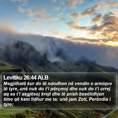 Levitiku 26:44 ALB Bible Verse Image