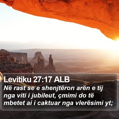 Levitiku 27:17 ALB Bible Verse Image