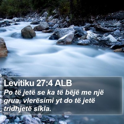 Levitiku 27:4 ALB Bible Verse Image