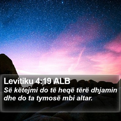 Levitiku 4:19 ALB Bible Verse Image