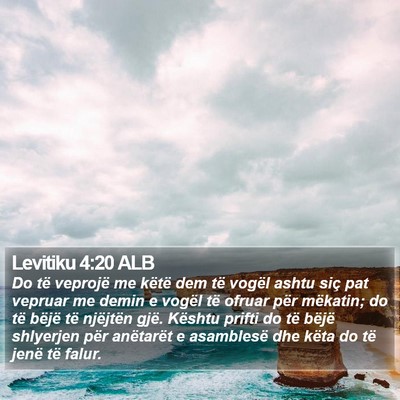 Levitiku 4:20 ALB Bible Verse Image