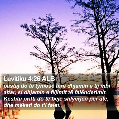 Levitiku 4:26 ALB Bible Verse Image