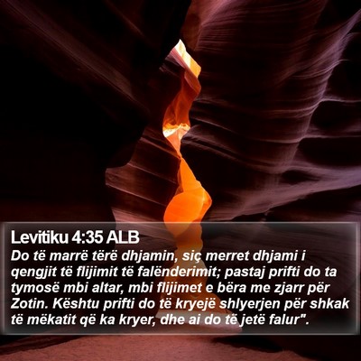 Levitiku 4:35 ALB Bible Verse Image