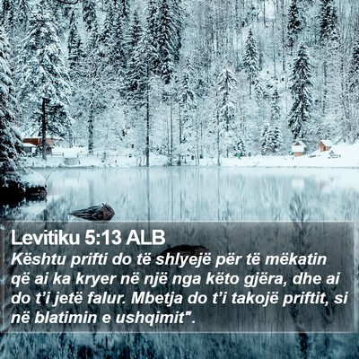 Levitiku 5:13 ALB Bible Verse Image