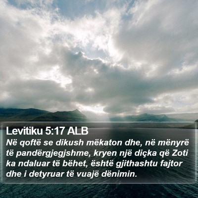 Levitiku 5:17 ALB Bible Verse Image