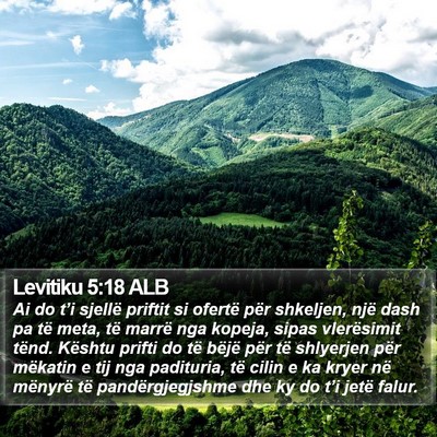 Levitiku 5:18 ALB Bible Verse Image