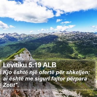 Levitiku 5:19 ALB Bible Verse Image