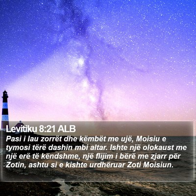Levitiku 8:21 ALB Bible Verse Image
