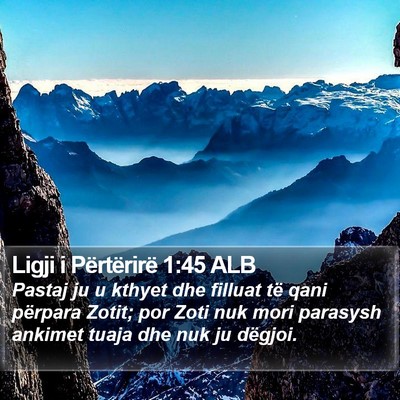 Ligji i Përtërirë 1:45 ALB Bible Verse Image
