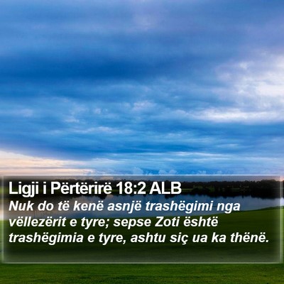Ligji i Përtërirë 18:2 ALB Bible Verse Image