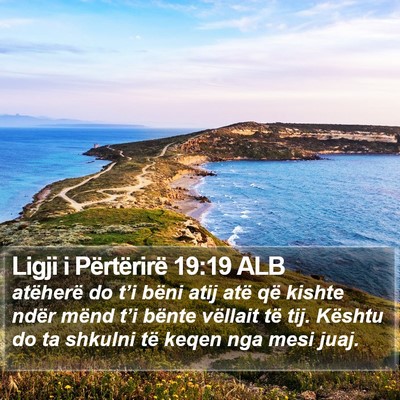 Ligji i Përtërirë 19:19 ALB Bible Verse Image