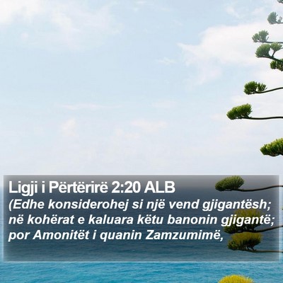 Ligji i Përtërirë 2:20 ALB Bible Verse Image