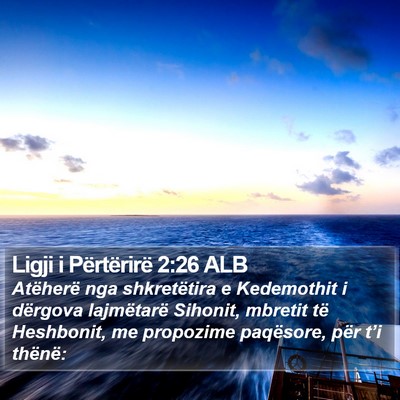 Ligji i Përtërirë 2:26 ALB Bible Verse Image