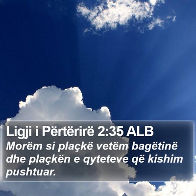 Ligji i Përtërirë 2:35 ALB Bible Verse Image