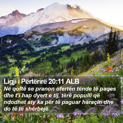 Ligji i Përtërirë 20:11 ALB Bible Verse Image