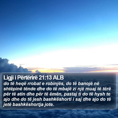 Ligji i Përtërirë 21:13 ALB Bible Verse Image