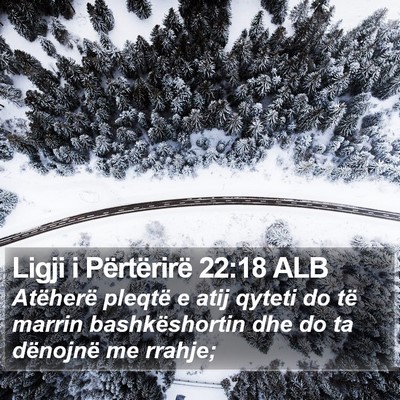 Ligji i Përtërirë 22:18 ALB Bible Verse Image