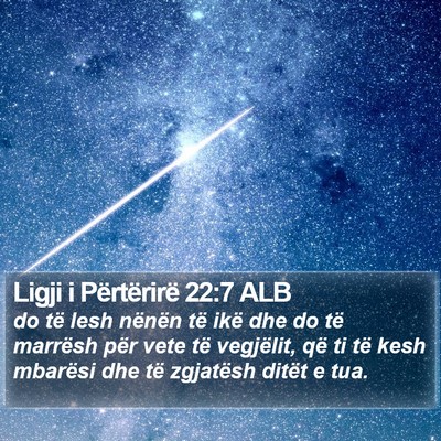 Ligji i Përtërirë 22:7 ALB Bible Verse Image