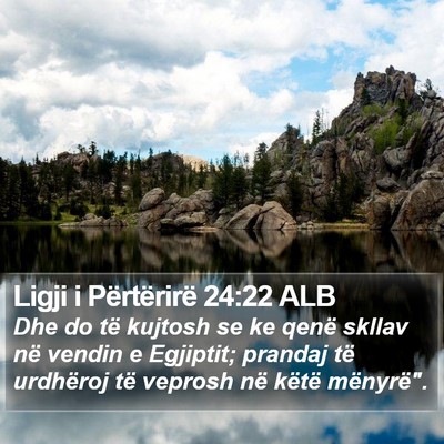 Ligji i Përtërirë 24:22 ALB Bible Verse Image