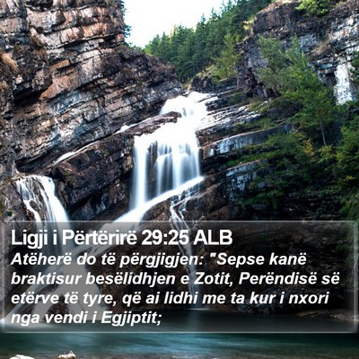 Ligji i Përtërirë 29:25 ALB Bible Verse Image