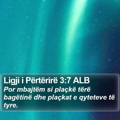 Ligji i Përtërirë 3:7 ALB Bible Verse Image