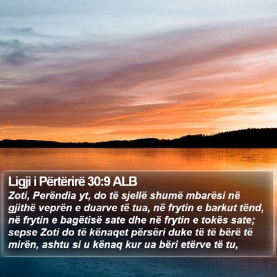 Ligji i Përtërirë 30:9 ALB Bible Verse Image