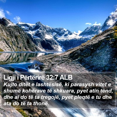 Ligji i Përtërirë 32:7 ALB Bible Verse Image