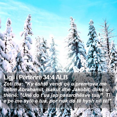 Ligji i Përtërirë 34:4 ALB Bible Verse Image