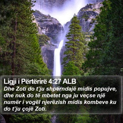Ligji i Përtërirë 4:27 ALB Bible Verse Image