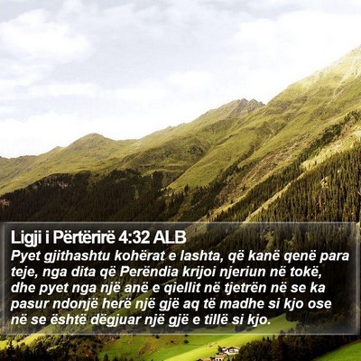 Ligji i Përtërirë 4:32 ALB Bible Verse Image