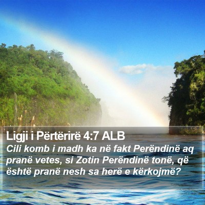 Ligji i Përtërirë 4:7 ALB Bible Verse Image