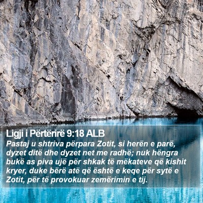 Ligji i Përtërirë 9:18 ALB Bible Verse Image