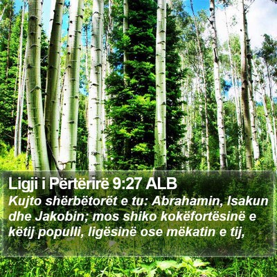 Ligji i Përtërirë 9:27 ALB Bible Verse Image