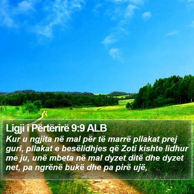 Ligji i Përtërirë 9:9 ALB Bible Verse Image