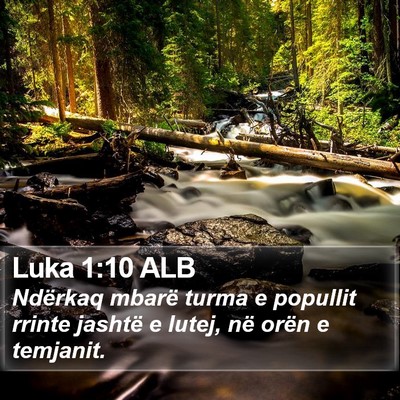 Luka 1:10 ALB Bible Verse Image