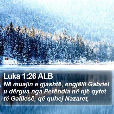 Luka 1:26 ALB Bible Verse Image