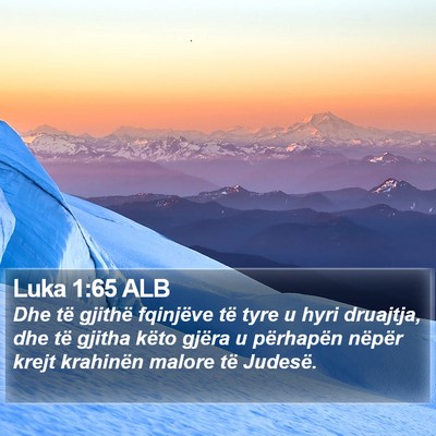 Luka 1:65 ALB Bible Verse Image