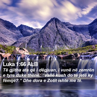 Luka 1:66 ALB Bible Verse Image