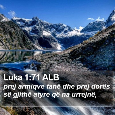 Luka 1:71 ALB Bible Verse Image