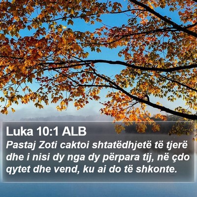 Luka 10:1 ALB Bible Verse Image