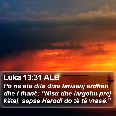 Luka 13:31 ALB Bible Verse Image