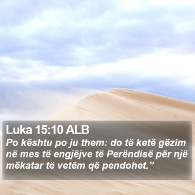 Luka 15:10 ALB Bible Verse Image