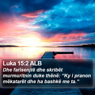Luka 15:2 ALB Bible Verse Image