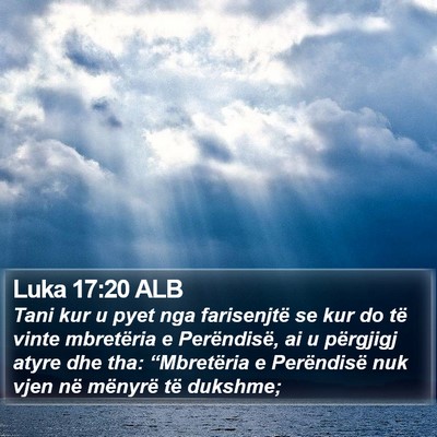 Luka 17:20 ALB Bible Verse Image