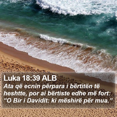 Luka 18:39 ALB Bible Verse Image